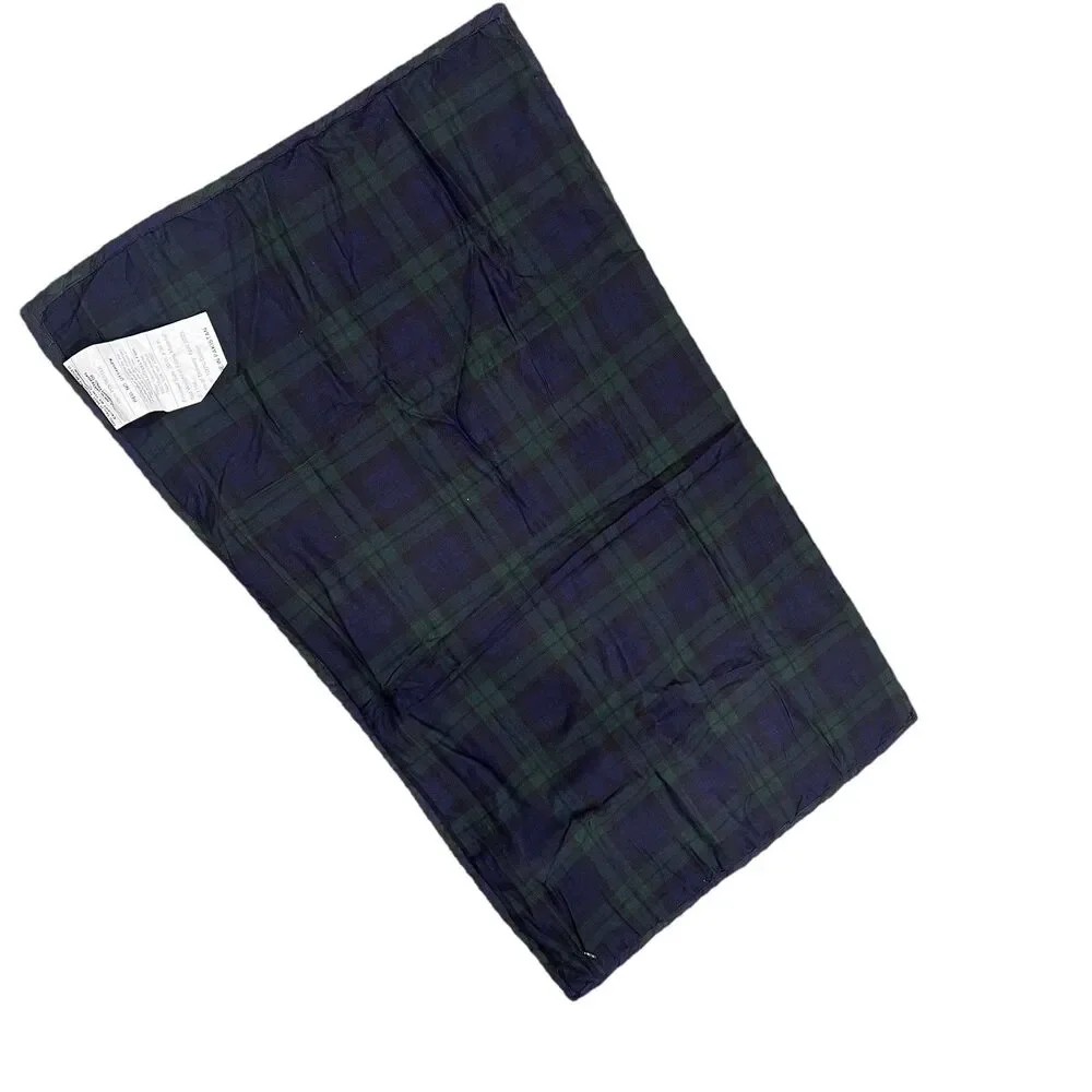 Lauren Ralph Lauren Hadley‎ Quilted Patchwork King Sham 20x36 Green Plaid